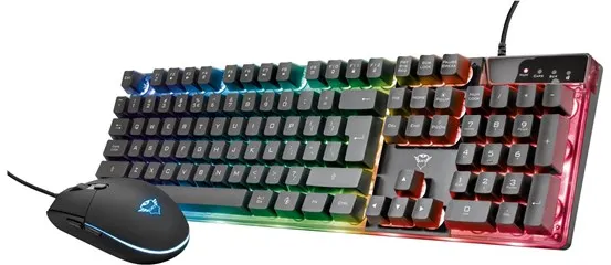 Trust Gaming GXT 838 Azor Gaming Combo - Gaming Tastatur - Sort